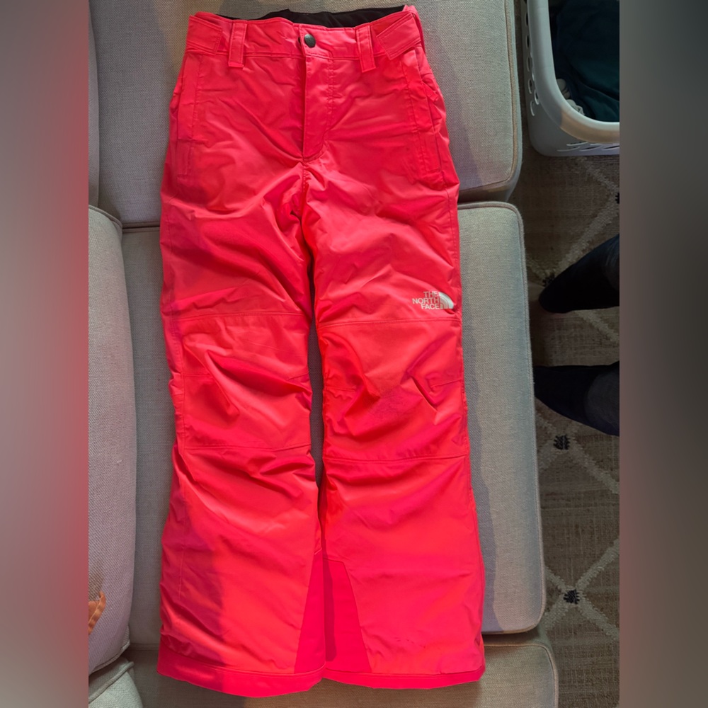 The North Face Girls Freedom Insulated Pink Snow Pants